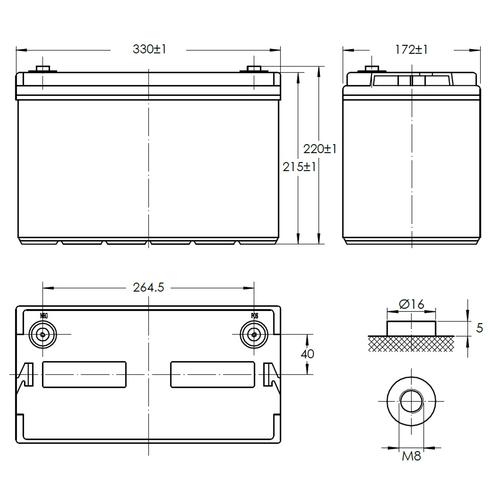 LITIUM VICTRON SUPERPACK 100AH